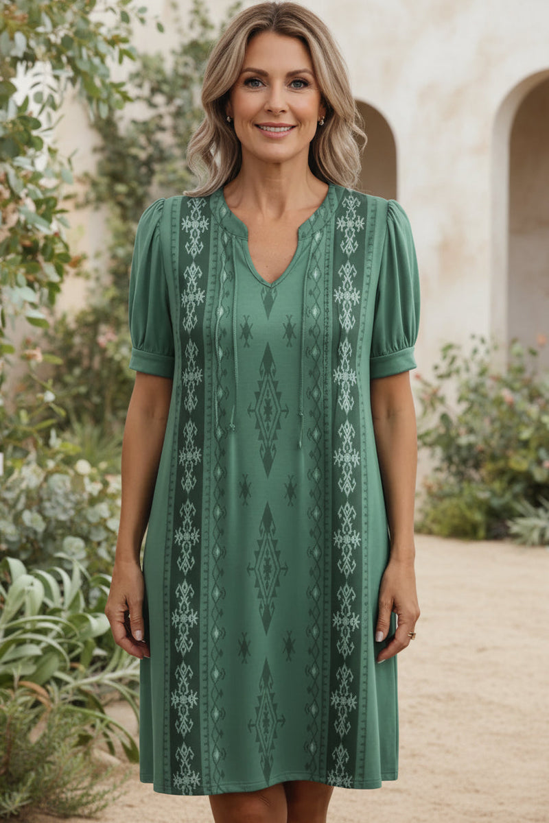 CHARLOTTE - ELEGANT BOHO TUNIC DRESS