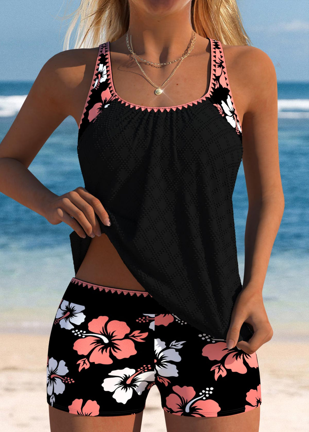 Arabelle | Floral Print Tankini Set