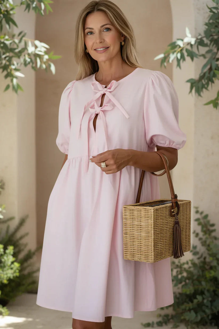 AMINA – AIRY TIE DRESS