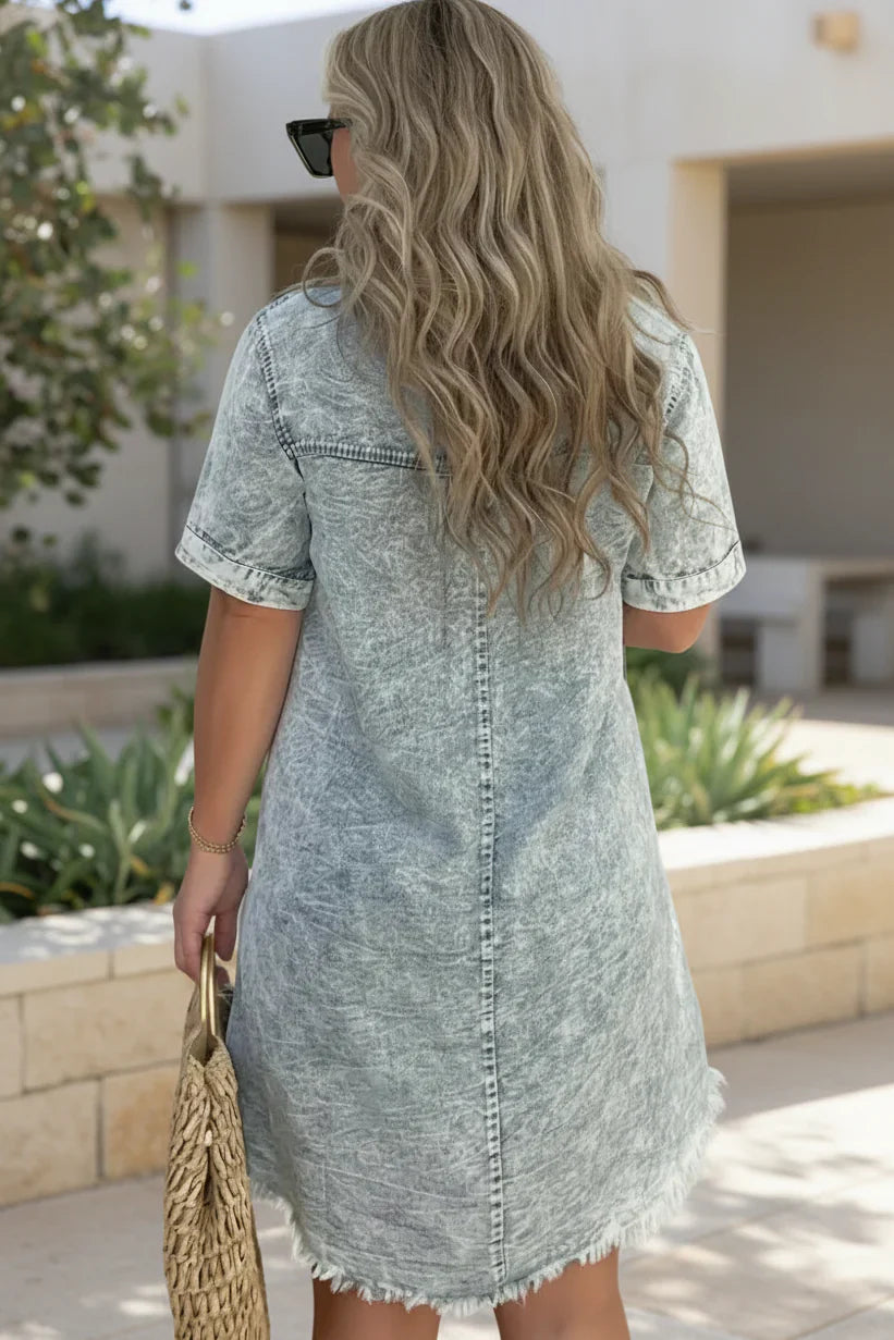 CAIA – TEXTURED MINI DRESS